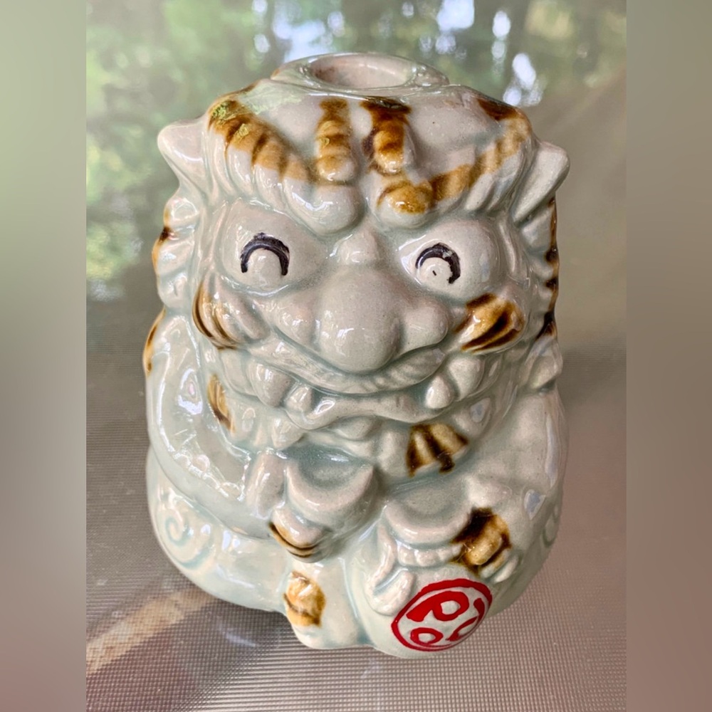 Lucky Foo Dog Candle Holder